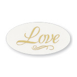 Gold Love Foil Seal