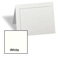 white, star, polar, plain, panel, folder announcemnents baronial cards
