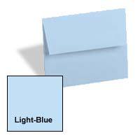 A-9 invitation card envelopes powder blue