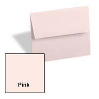 A-1 4 baronial invitation card envelopes light pastel pink