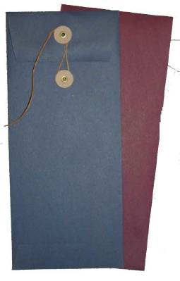 brown bag envelopes bag flap string and button cranberry
