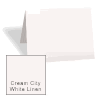 blank note cards ivory classic linen