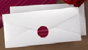 luxurious majestic paper duvet striped envelope seals