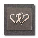 seals wedding envelope clear hearts silver gold foil